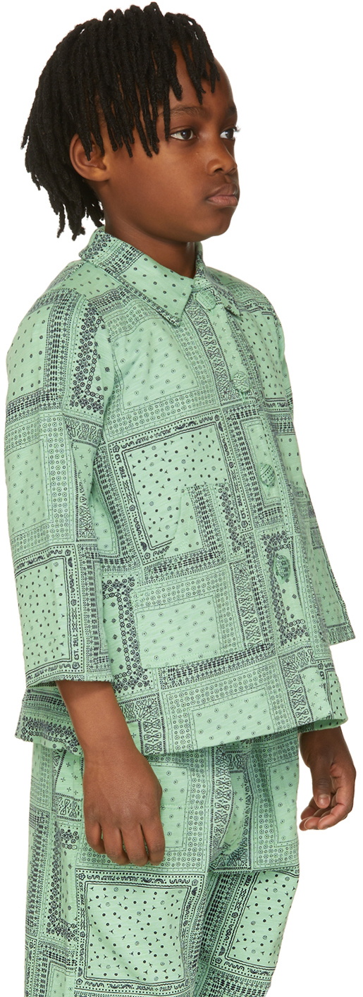 Misha & Puff Kids Green Bandana Playhouse Jacket