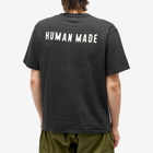 Human Made Men's Preppy Tiger T-Shirt in Black