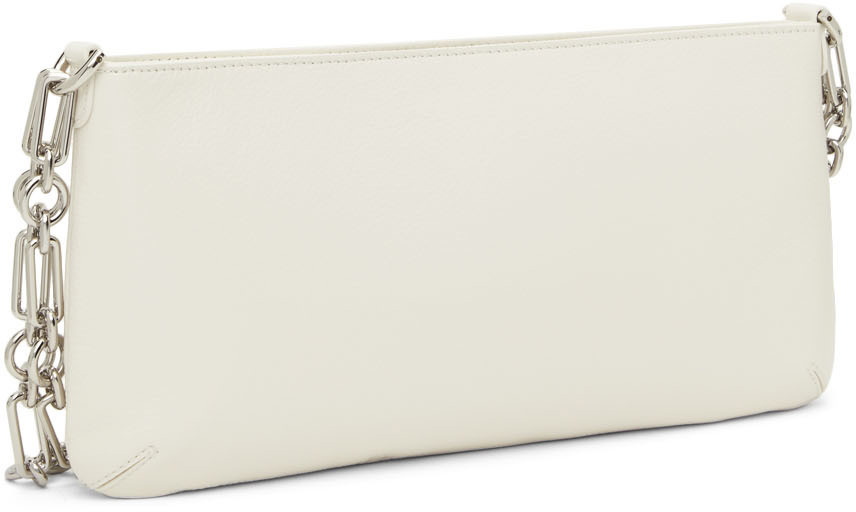 BY FAR White Grained Leather Holly Bag By Far