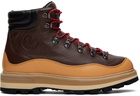 Moncler Brown Peka Trek Boots