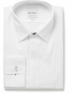 Paul Smith - Bib-Front Double-Cuff Cotton-Poplin Tuxedo Shirt - White