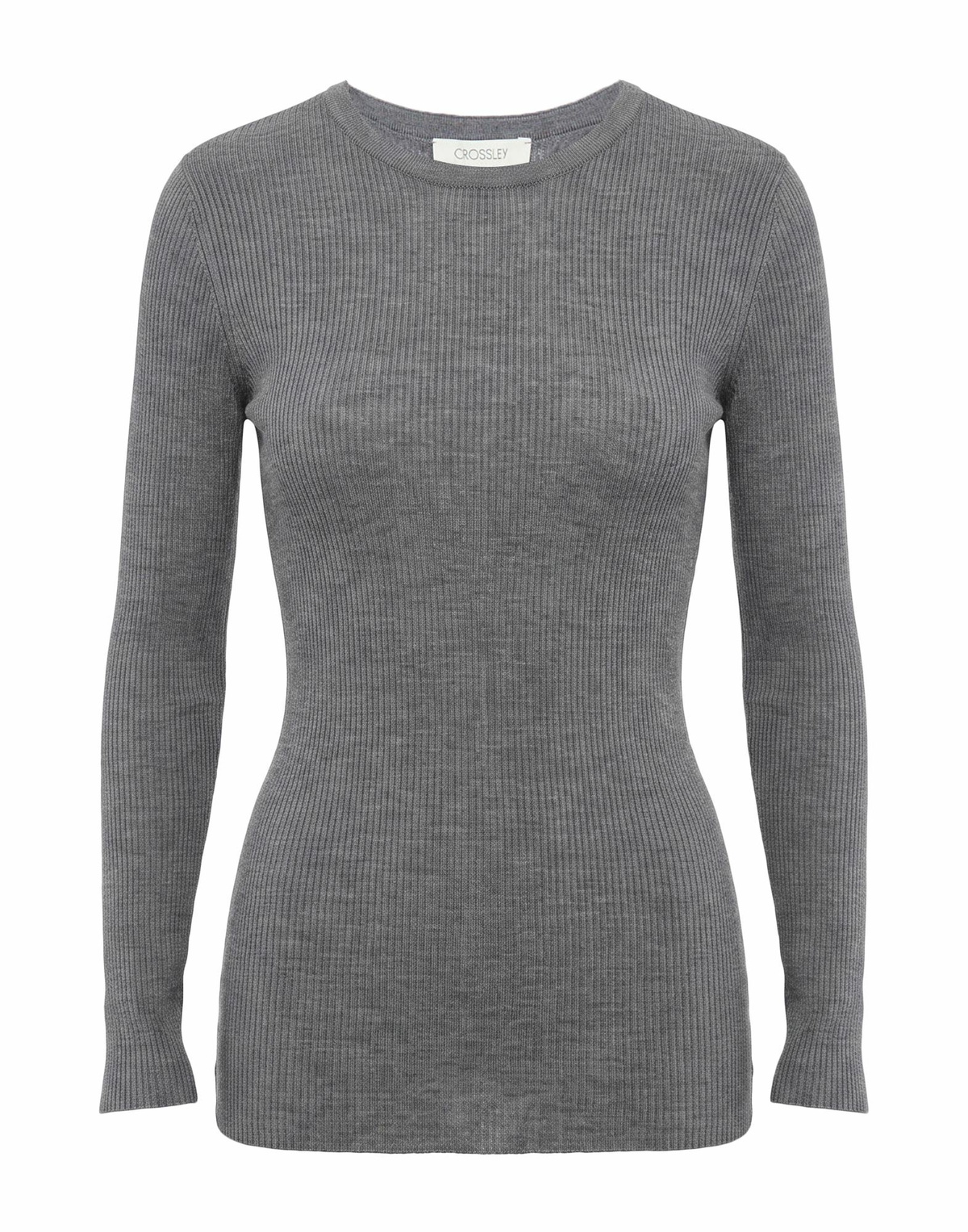 Crossley Womens Sweater in Grey
