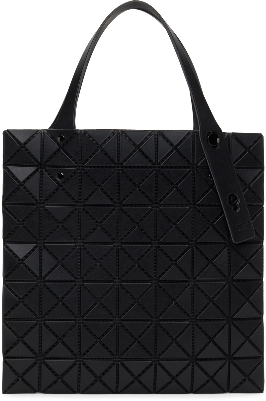 BAO BAO ISSEY MIYAKE Black Prism Matte Tote Bao Bao Issey Miyake