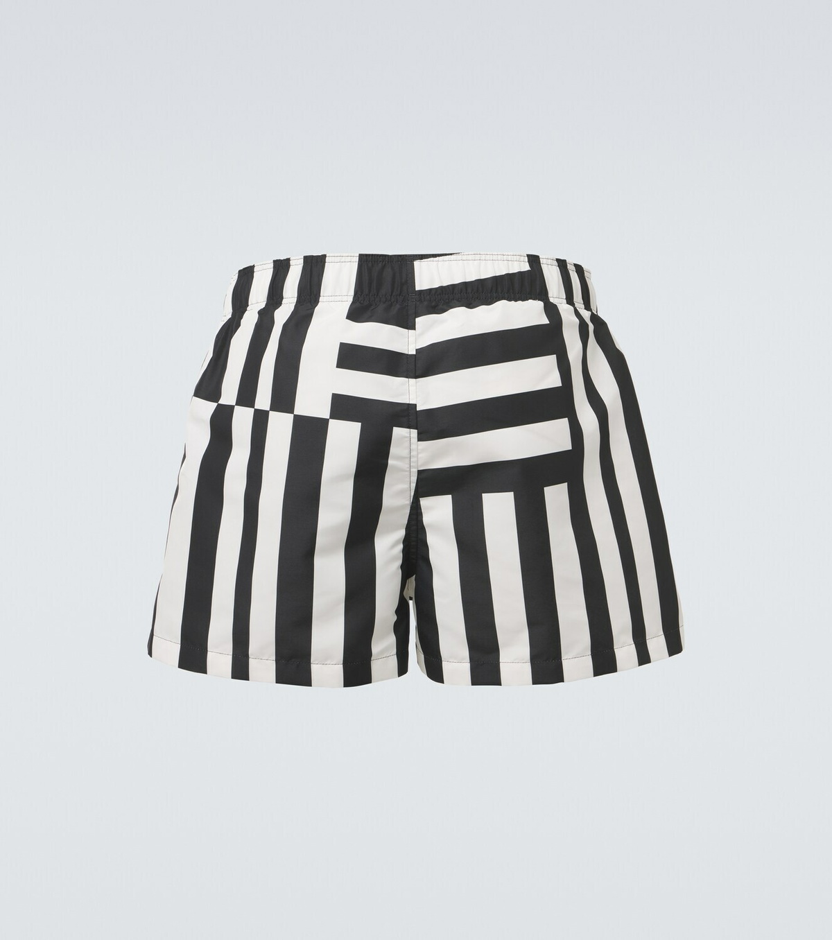 Versace Striped swim trunks
