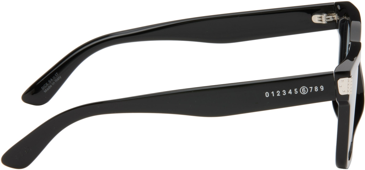 MM6 Maison Margiela Black 15 Sunglasses