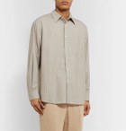 Auralee - Puppytooth Wool Shirt - Neutrals