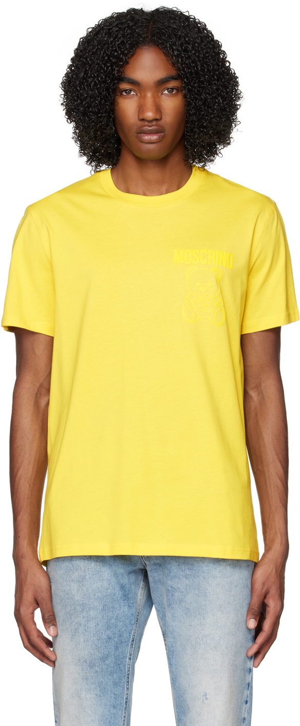Moschino Yellow Printed TShirt Moschino