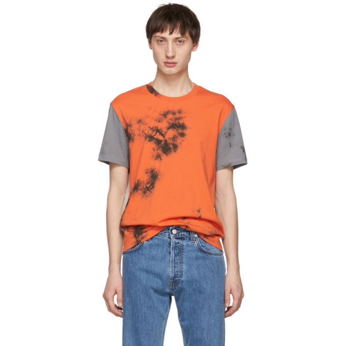 Photo: Helmut Lang Grey and Orange 3 Combo T-Shirt