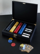 Smythson - Panama Cross-Grain Leather Poker Set