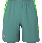 Under Armour - Launch Mesh-Panelled Shell Shorts - Green
