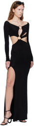 Louisa Ballou Black Sex Wax Maxi Dress