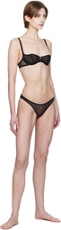 Yasmine Eslami Black Joanne Mini Briefs