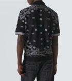 Amiri Bandana cotton bowling shirt