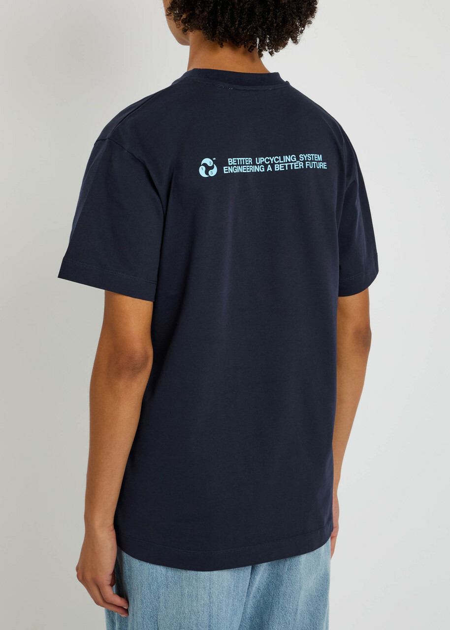 Bettter Bettter Logo-print Cotton T-shirt Navy
