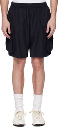 ABRA Black Mini Cargo Shorts