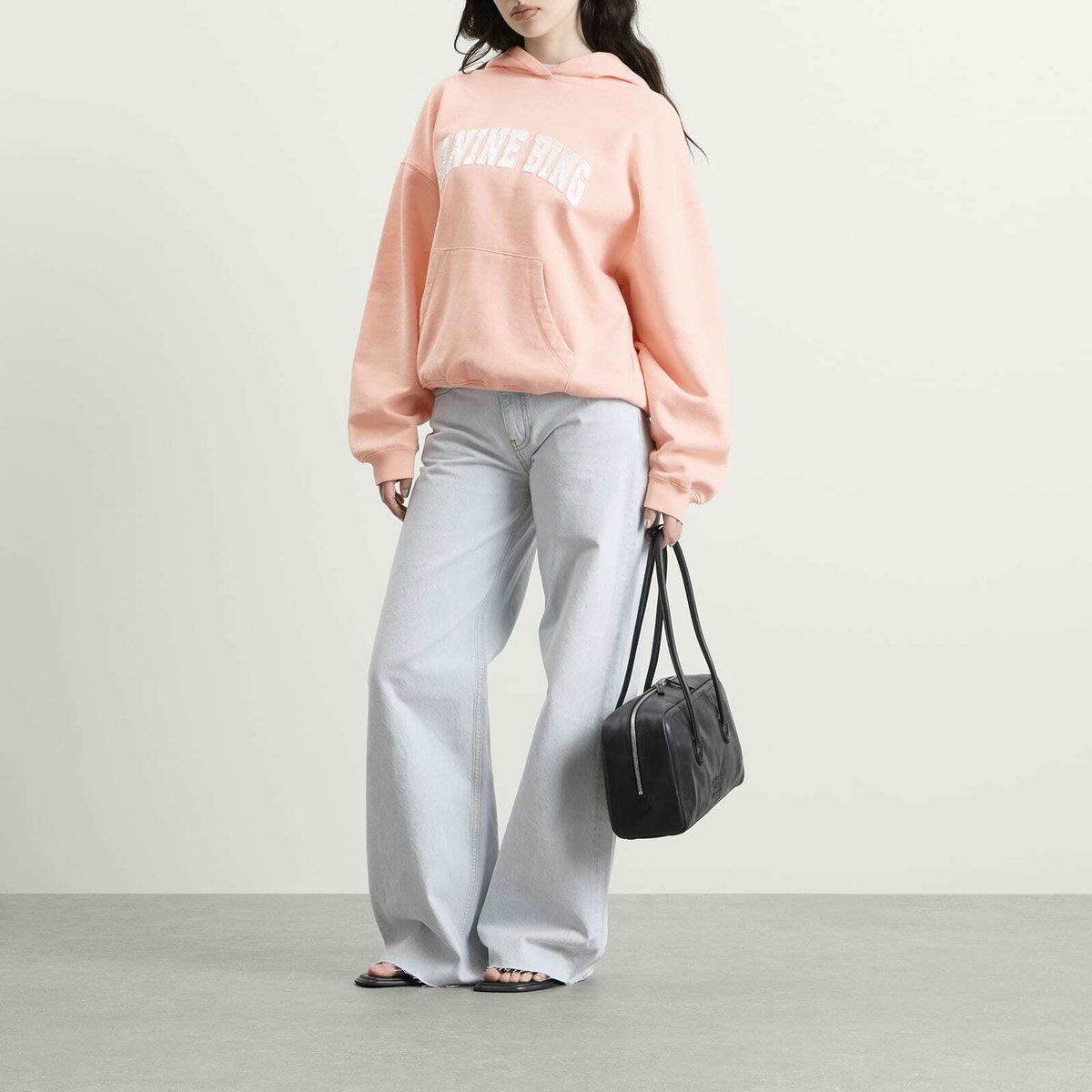 Anine Bing Women's Harvey Hoodie in Coral Pink