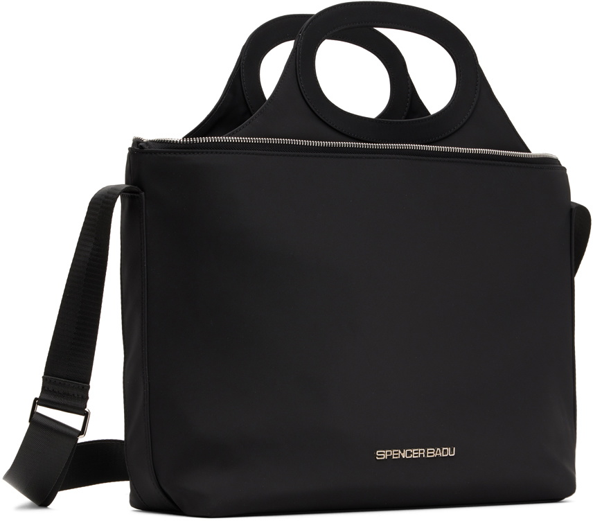 SPENCER BADU Black 2-in-1 Messenger Bag