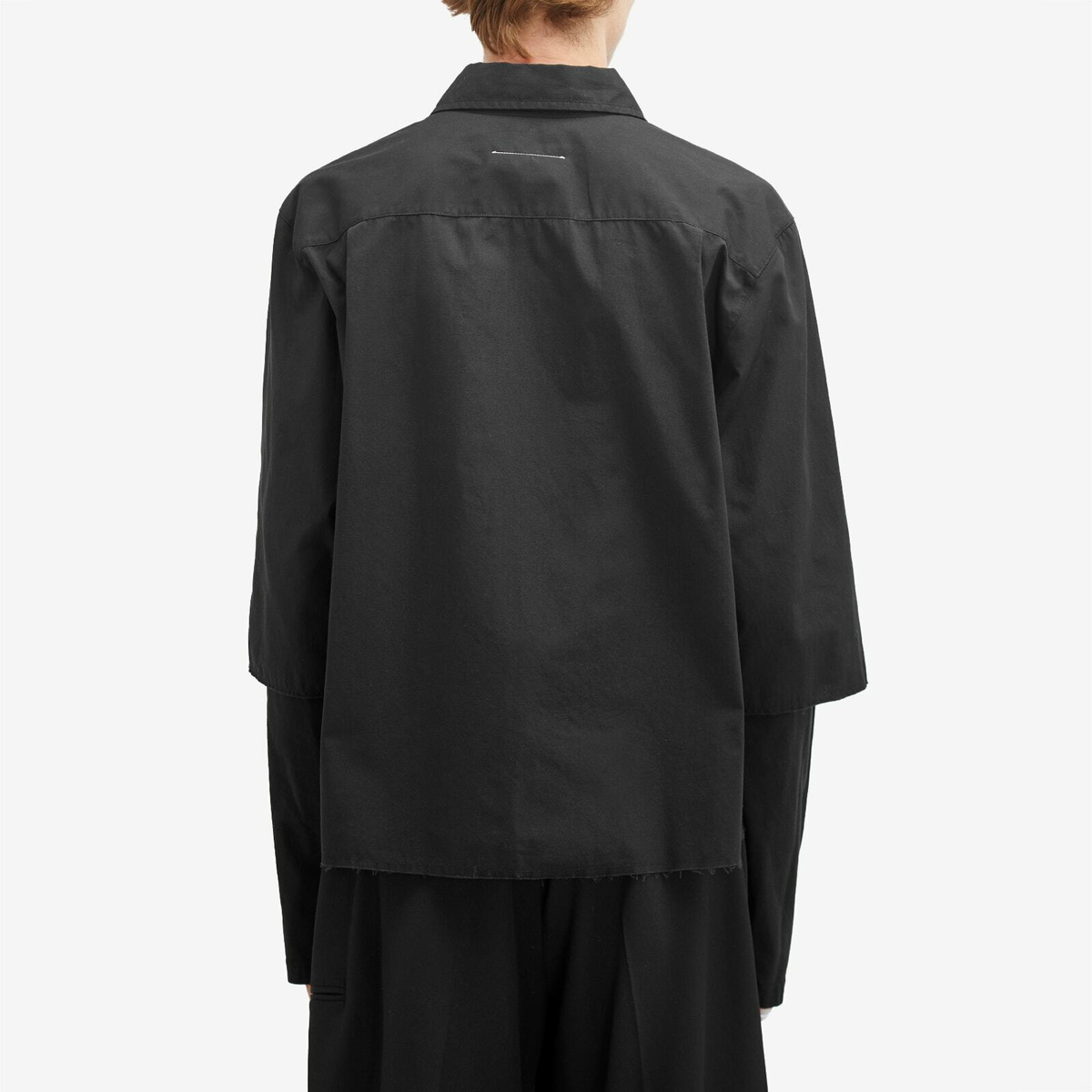 MM6 Maison Margiela Men's Double Sleeve Layer Shirt in