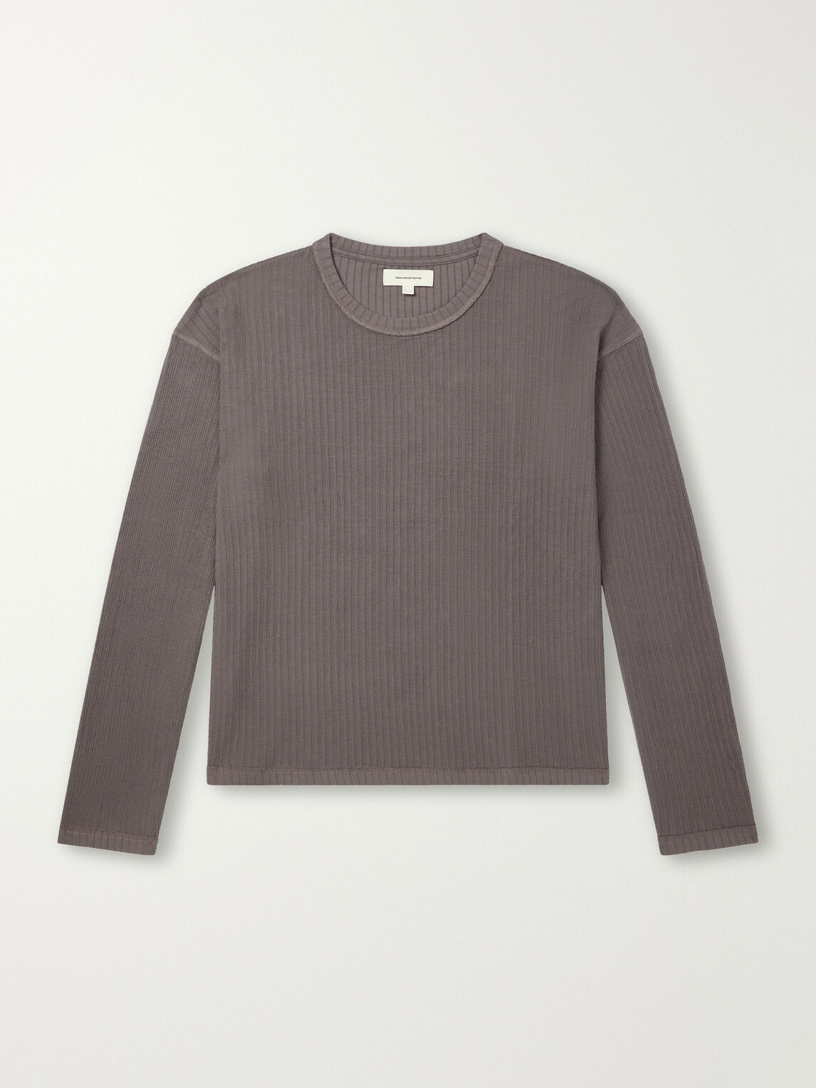 mfpen - Ribbed Organic Cotton Sweater - Gray