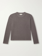 mfpen - Ribbed Organic Cotton Sweater - Gray