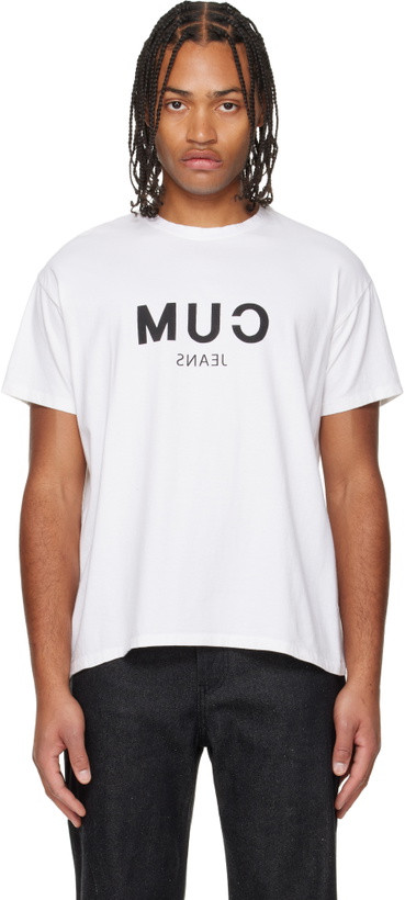 Photo: Edward Cuming White 'Cum' T-shirt