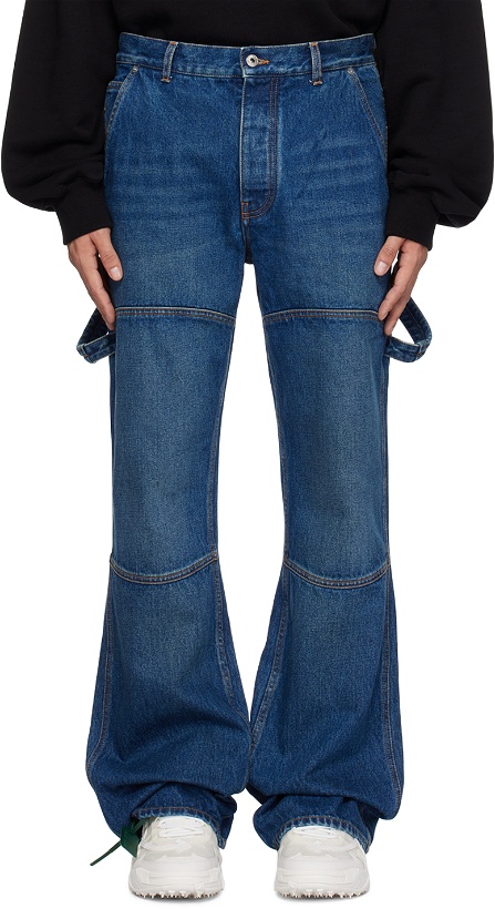 Photo: Off-White Blue Flare Jeans