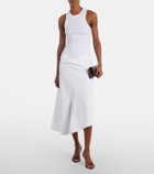 Victoria Beckham Cotton-blend tank top