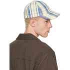 A.P.C. Off-White & Blue Charlie Baseball Cap