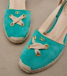 Valentino Garavani Resort suede espadrille wedges
