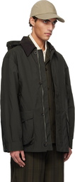 nanamica Khaki 2L PERTEX UNLIMITED Field Jacket