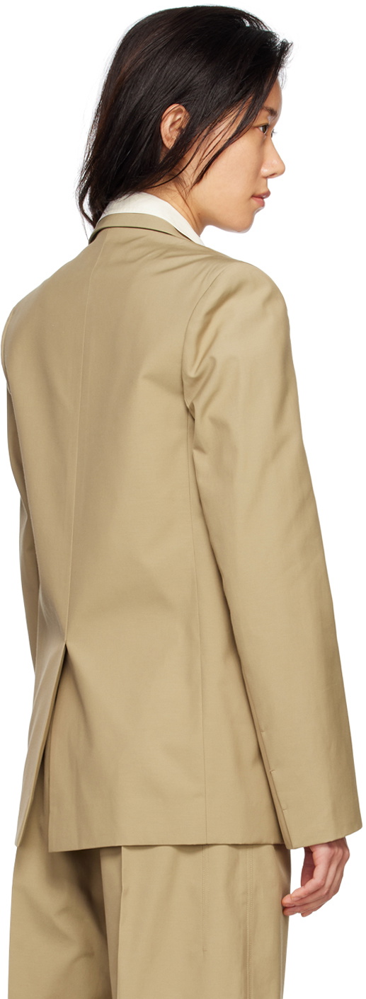 GIA STUDIOS Brown Single Button Blazer