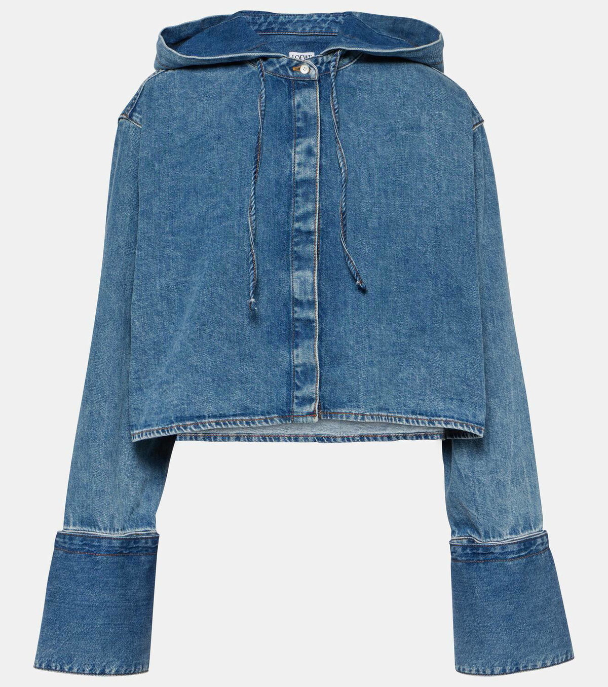 Loewe cropped clearance denim jacket