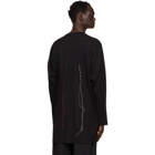 Yohji Yamamoto Black Embroidery Sweater