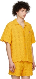 Casablanca Yellow Cotton Shirt