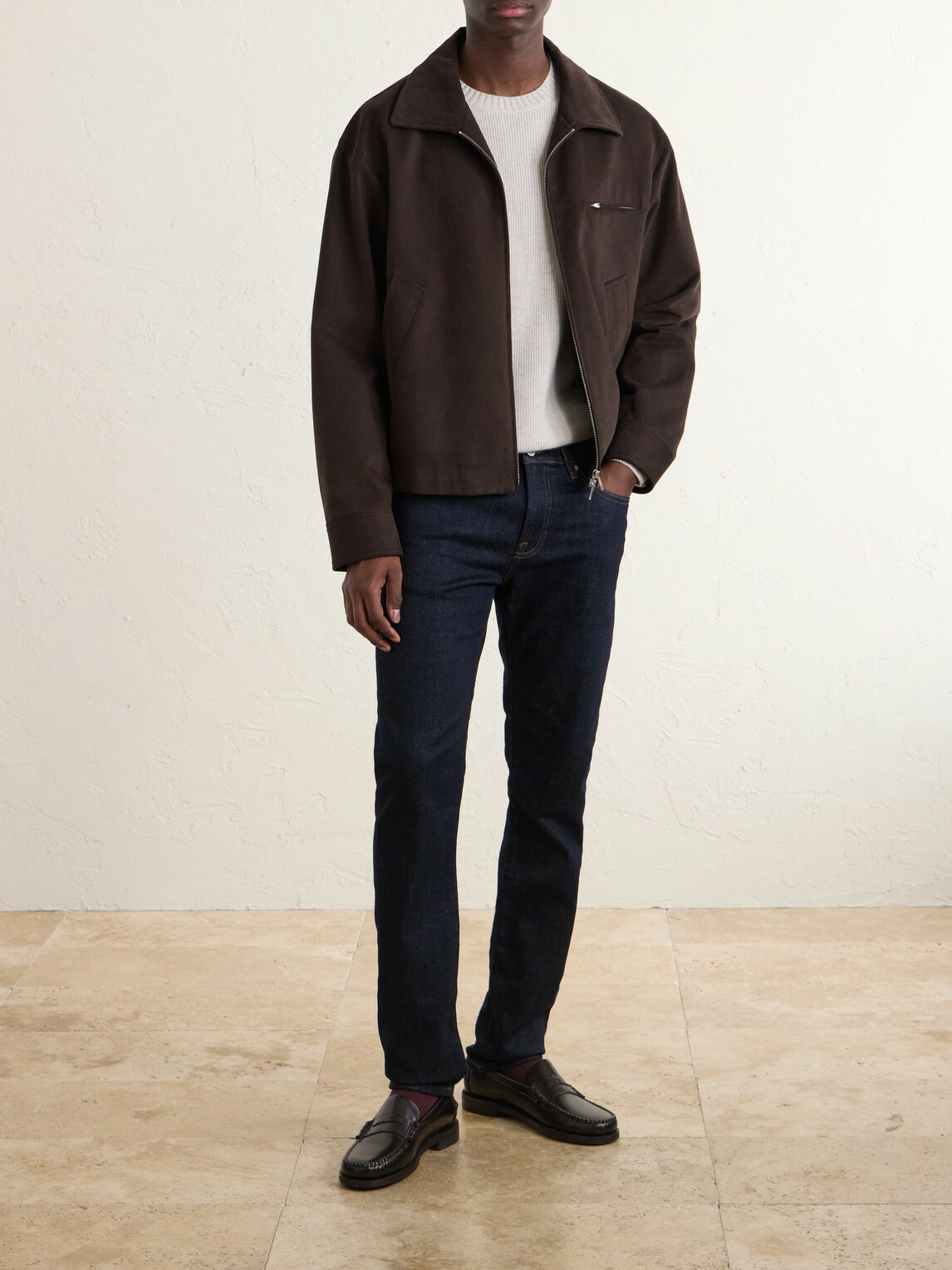 FRAME - L'Homme Slim-Fit Jeans - Blue