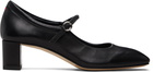 Aeyde Black Lina Heels