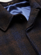 Rubinacci - Checked Wool-Tweed Coat - Brown