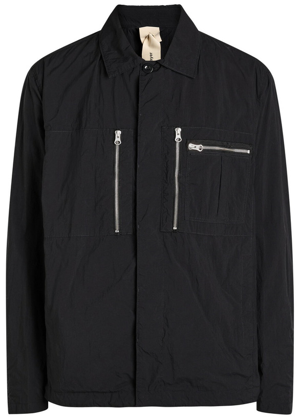Photo: Ten C Crinkled Overshirt Leopard
