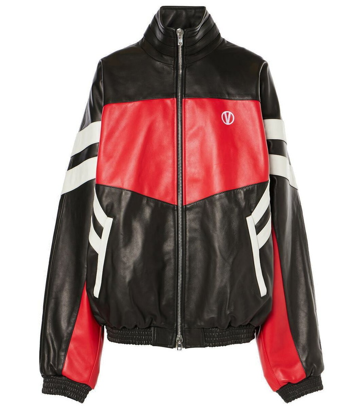Photo: Vetements Leather track jacket