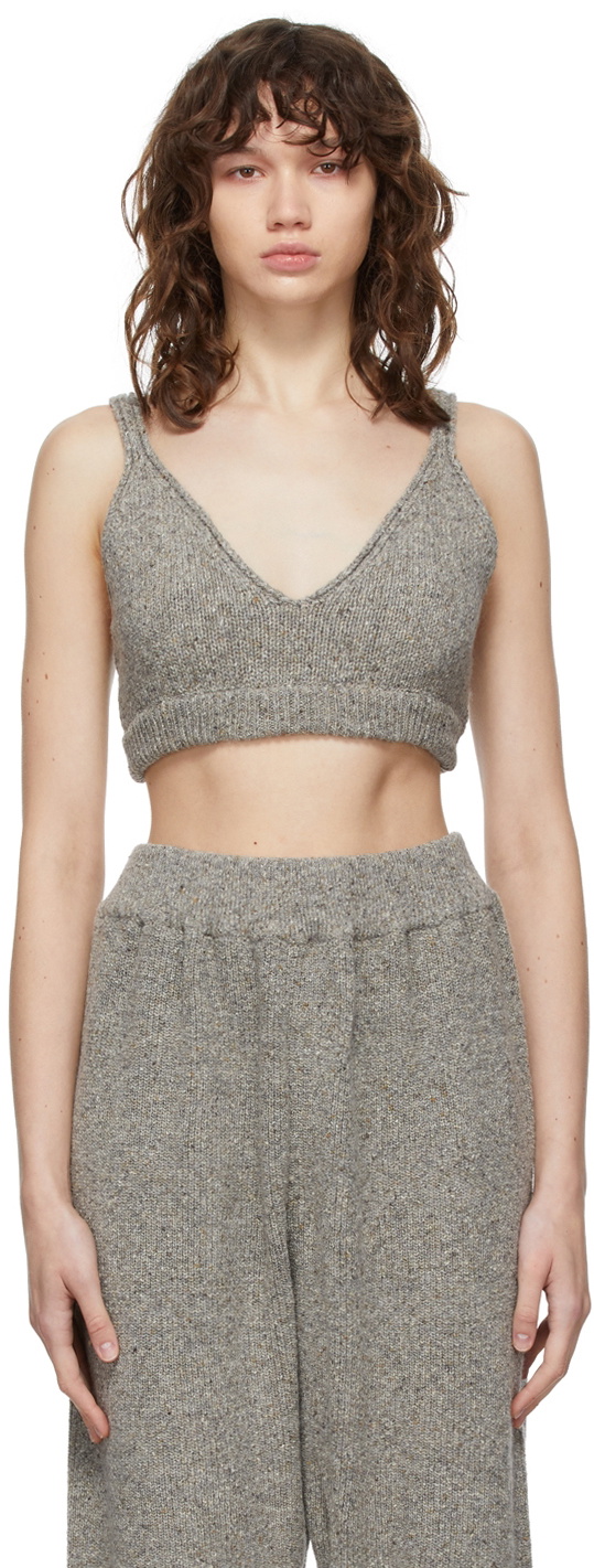 CORDERA Grey Soft Wool Tank Top CORDERA