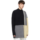 Jil Sander Multicolor Colorblock Panelled Sweater