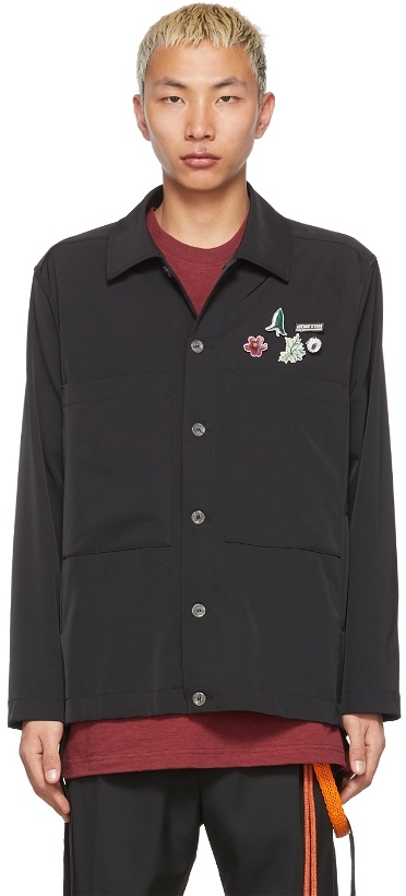 Photo: Song for the Mute Black Lapel Pins Jacket