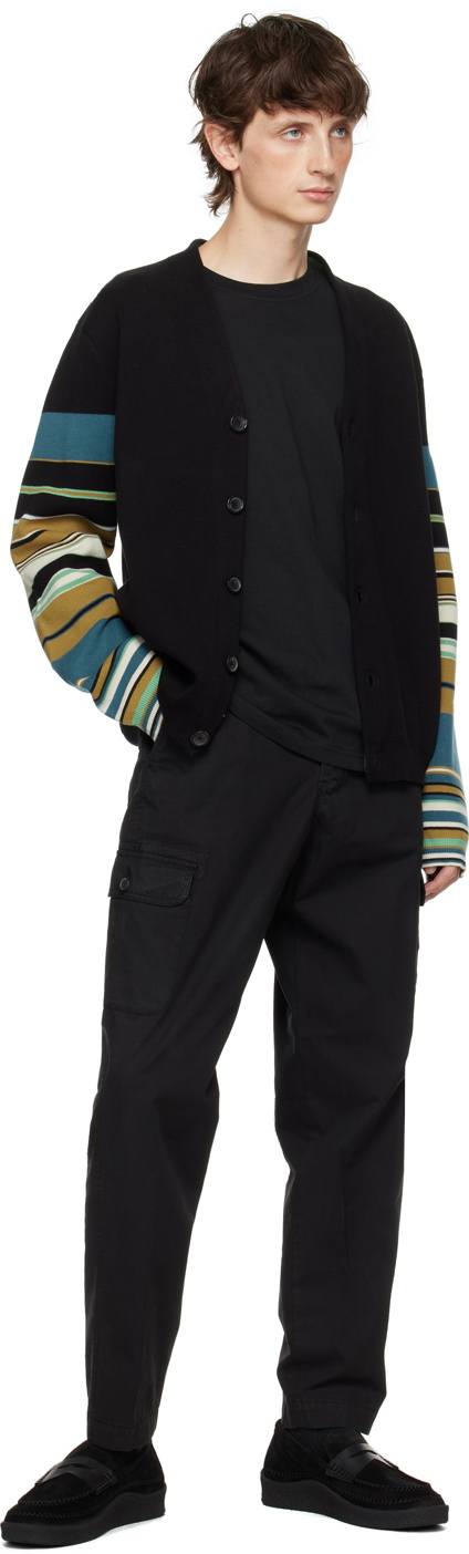 PS by Paul Smith Black Striped Cardigan