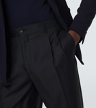Giorgio Armani Wool and cashmere straight pants
