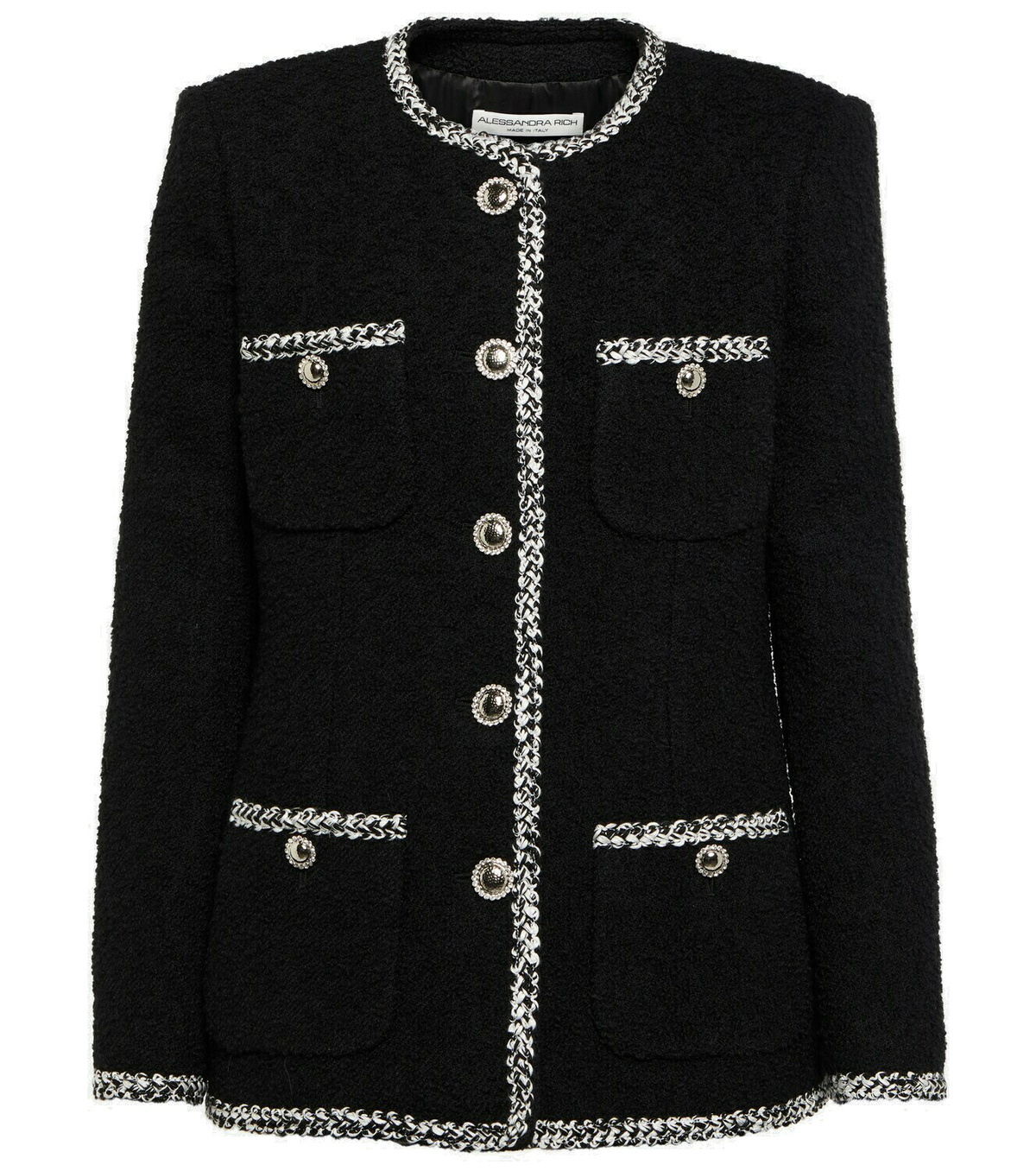 Alessandra Rich Bouclé tweed jacket Alessandra Rich