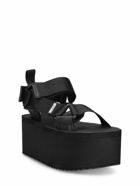 MOSCHINO - 80mm Nylon Platform Sandals