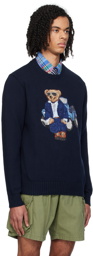 Polo Ralph Lauren Navy Polo Bear Sweater