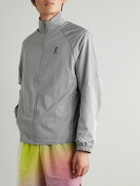 ON - Court Logo-Print Recycled-Shell Tennis Jacket - Gray