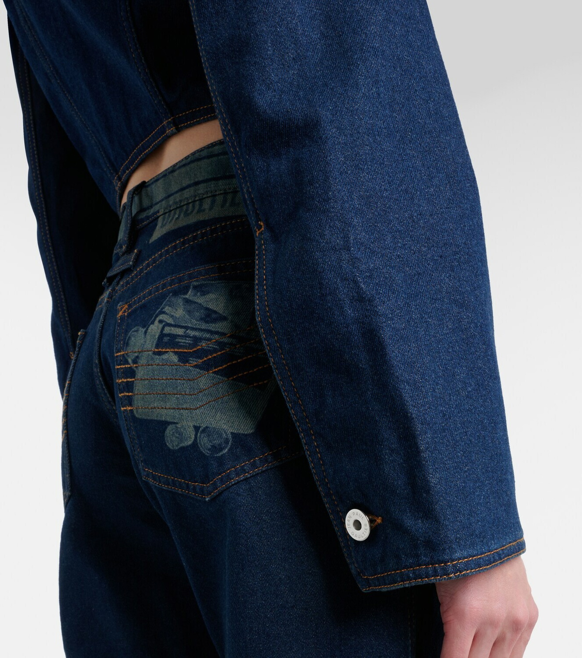 Jean Paul Gaultier Cropped denim jacket