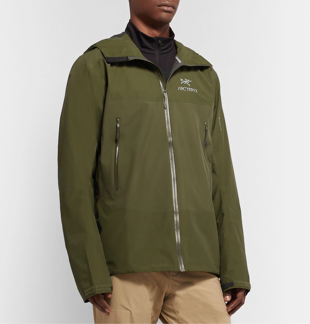 人気デザイナー ARC'TERYX【ダークグリーン】GORE-TEX JKT マウンテン